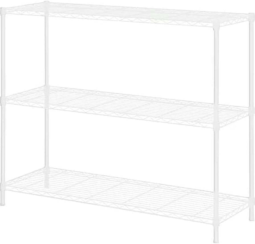 Amazon｜ニトリ(NITORI) スチールラック CUSTOM 幅115cm 2段 ホワイト